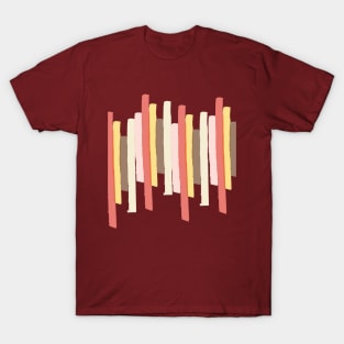 Paint Minimal scandinavian stripes T-Shirt